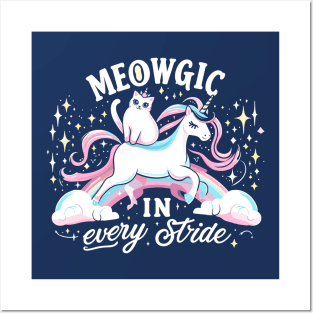 meowgic in every stride Posters and Art